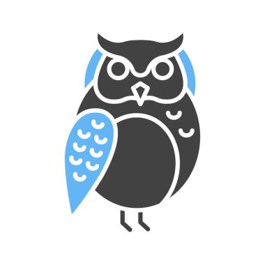 Baykuş simgesi vektör görüntüsü. Mobil uygulama web uygulaması ve yazdırma ortamı için uygundur.