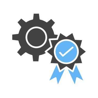 Kalite Kontrol simgesi vektör görüntüsü. Mobil uygulama web uygulaması ve yazdırma ortamı için uygundur.