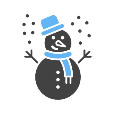 Snowman icon vector image. Suitable for mobile application web application and print media.