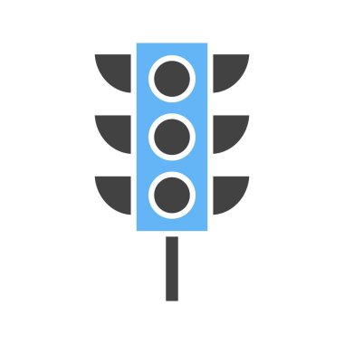 Trafik Işıkları simge vektör görüntüsü. Mobil uygulama web uygulaması ve yazdırma ortamı için uygundur.