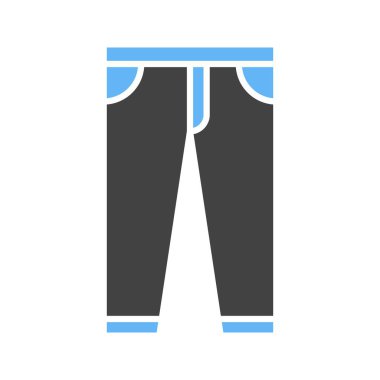 Pantolon ikonu vektör görüntüsü. Mobil uygulama web uygulaması ve yazdırma ortamı için uygundur.