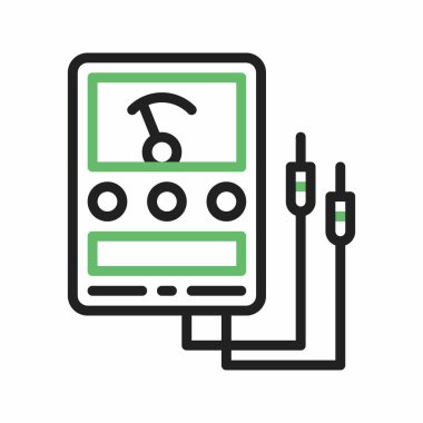 Ammetre simge vektör görüntüsü. Mobil uygulama web uygulaması ve yazdırma ortamı için uygundur.