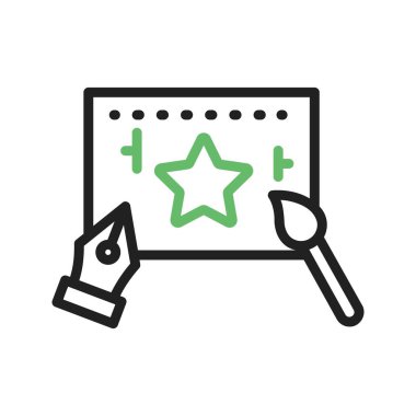 Simge vektör görüntüsü dağlanıyor. Mobil uygulama web uygulaması ve yazdırma ortamı için uygundur.