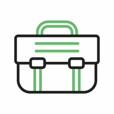 Evrak çantası ikon vektör görüntüsü. Mobil uygulama web uygulaması ve yazdırma ortamı için uygundur.