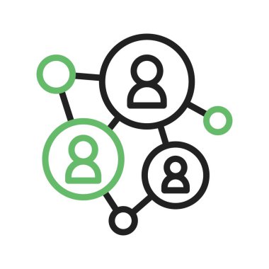 Topluluk simgesi vektör görüntüsü. Mobil uygulama web uygulaması ve yazdırma ortamı için uygundur.