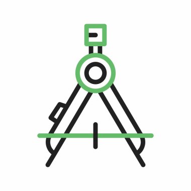 Pusula simgesi vektör görüntüsü. Mobil uygulama web uygulaması ve yazdırma ortamı için uygundur.