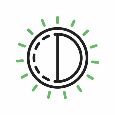 Dim Button simge vektör görüntüsü. Mobil uygulama web uygulaması ve yazdırma ortamı için uygundur.