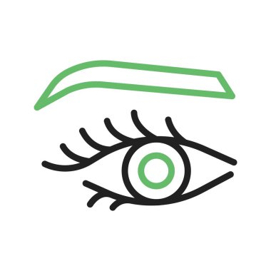 Kirpik kıvrımlı ikon vektör görüntüsü. Mobil uygulama web uygulaması ve yazdırma ortamı için uygundur.