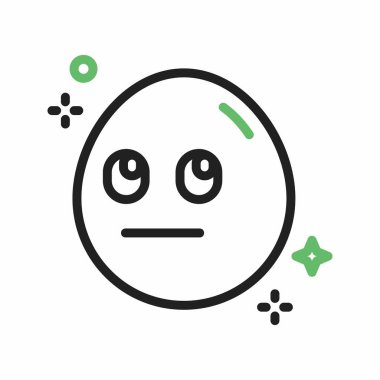 Rolling Eyes ikon vektör görüntüsü olan yüz. Mobil uygulama web uygulaması ve yazdırma ortamı için uygundur.