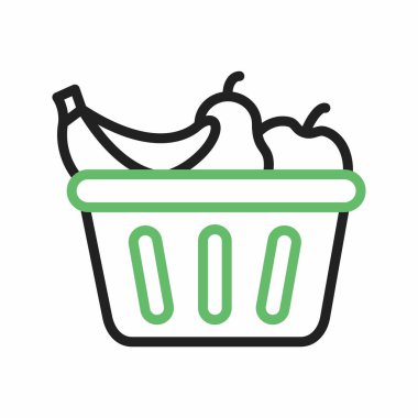 Yiyecek ikonu vektör görüntüsü. Mobil uygulama web uygulaması ve yazdırma ortamı için uygundur.