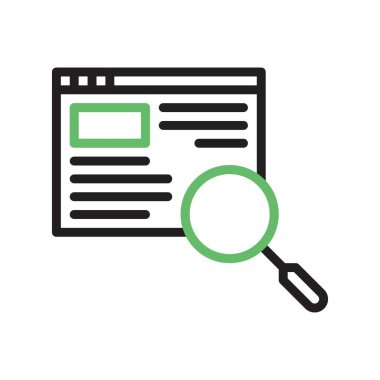 Görev Arama simgesi vektör görüntüsü. Mobil uygulama web uygulaması ve yazdırma ortamı için uygundur.