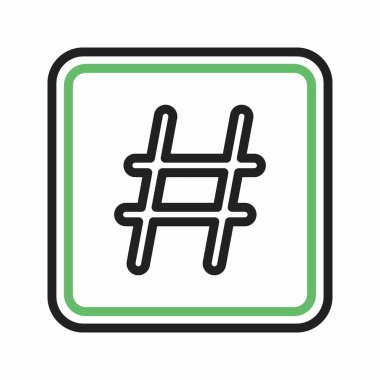 Anahtar Başlığı İşareti simgesi vektör resmi. Mobil uygulama web uygulaması ve yazdırma ortamı için uygundur.