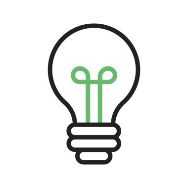 Ampul simgesi vektör görüntüsü. Mobil uygulama web uygulaması ve yazdırma ortamı için uygundur.