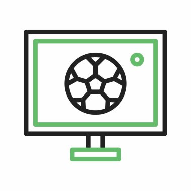 Canlı yayın simgesi vektör görüntüsü. Mobil uygulama web uygulaması ve yazdırma ortamı için uygundur.