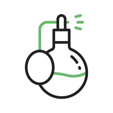 Parfüm Şişesi ikon vektör görüntüsü. Mobil uygulama web uygulaması ve yazdırma ortamı için uygundur.