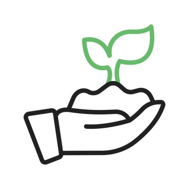Seedling icon vector image. Suitable for mobile application web application and print media.