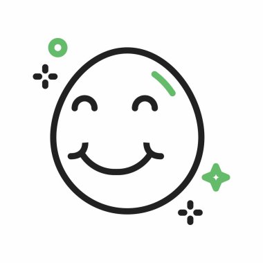 Gülen Yüz ikon vektör görüntüsü. Mobil uygulama web uygulaması ve yazdırma ortamı için uygundur.