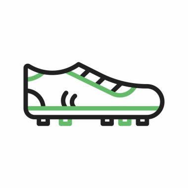Futbol Çizmeleri ikon vektör görüntüsü. Mobil uygulama web uygulaması ve yazdırma ortamı için uygundur.