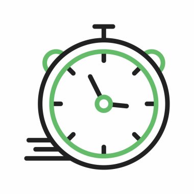 Kronometre ikon vektör görüntüsü. Mobil uygulama web uygulaması ve yazdırma ortamı için uygundur.