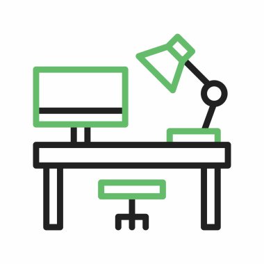 Masa simgesi vektör resmini incele. Mobil uygulama web uygulaması ve yazdırma ortamı için uygundur.