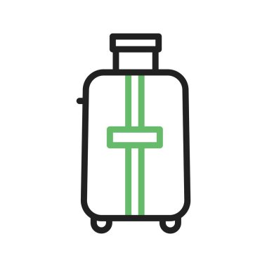 Suitcase icon vector image. Suitable for mobile application web application and print media.