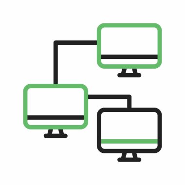 Sistem Ağı simgesi vektör resmi. Mobil uygulama web uygulaması ve yazdırma ortamı için uygundur.