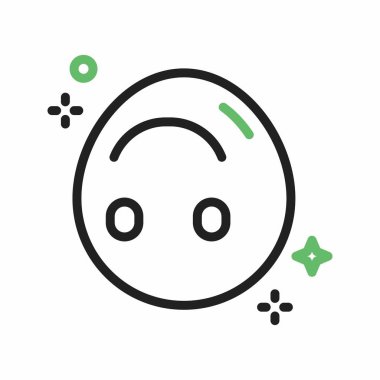 Ters yüz ikon vektör görüntüsü. Mobil uygulama web uygulaması ve yazdırma ortamı için uygundur.