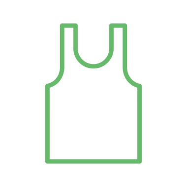 Yelek simgesi vektör görüntüsü. Mobil uygulama web uygulaması ve yazdırma ortamı için uygundur.