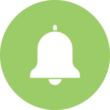 Çan simgesi vektör görüntüsü. Mobil uygulama web uygulaması ve yazdırma ortamı için uygundur.