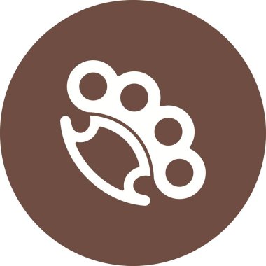 Brass Knuckles ikon vektör görüntüsü. Mobil uygulama web uygulaması ve yazdırma ortamı için uygundur.