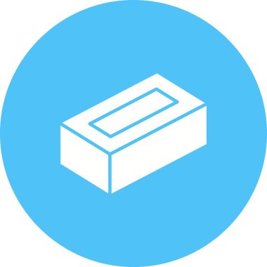 Tuğla ikon vektör görüntüsü. Mobil uygulama web uygulaması ve yazdırma ortamı için uygundur.