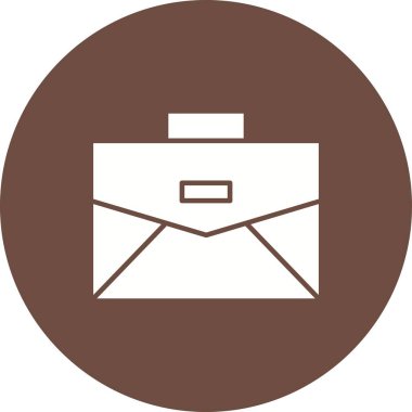 Evrak çantası ikon vektör görüntüsü. Mobil uygulama web uygulaması ve yazdırma ortamı için uygundur.