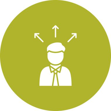 Business Direction ikon vektör görüntüsü. Mobil uygulama web uygulaması ve yazdırma ortamı için uygundur.