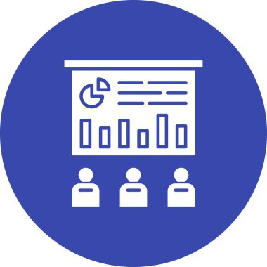 İş Tanıtım simgesi vektör görüntüsü. Mobil uygulama web uygulaması ve yazdırma ortamı için uygundur.