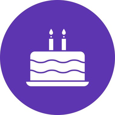 Kek küçük simge vektör görüntüsü. Mobil uygulama web uygulaması ve yazdırma ortamı için uygundur.