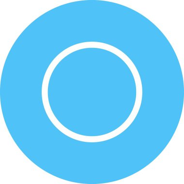 Simge vektör görüntüsünü çember yapın. Mobil uygulama web uygulaması ve yazdırma ortamı için uygundur.