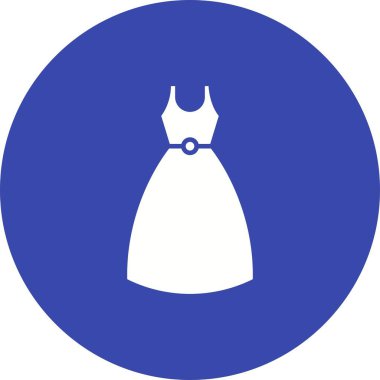 Kokteyl Elbisesi ikon vektör görüntüsü. Mobil uygulama web uygulaması ve yazdırma ortamı için uygundur.