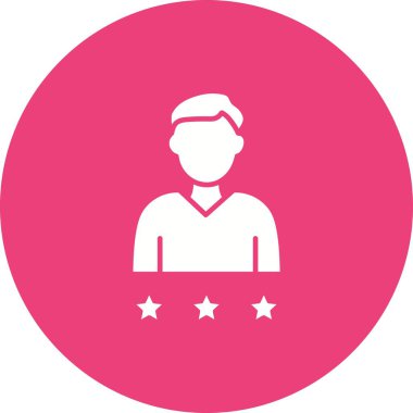 Çalışan Reytingleri ikon vektör görüntüsü. Mobil uygulama web uygulaması ve yazdırma ortamı için uygundur.