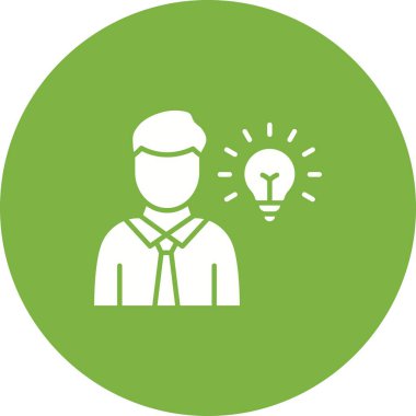 Girişimci simgesi vektör görüntüsü. Mobil uygulama web uygulaması ve yazdırma ortamı için uygundur.