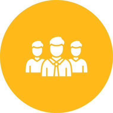 İdari Takım ikon vektör görüntüsü. Mobil uygulama web uygulaması ve yazdırma ortamı için uygundur.