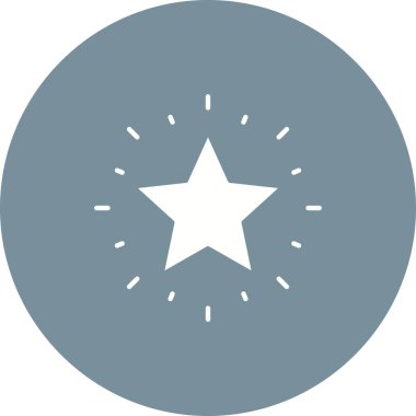 Parlayan Yıldız ikon vektör görüntüsü. Mobil uygulama web uygulaması ve yazdırma ortamı için uygundur.