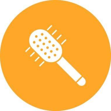 Saç fırçası ikonu vektör görüntüsü. Mobil uygulama web uygulaması ve yazdırma ortamı için uygundur.