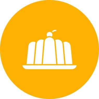 Jöle ikonu vektör görüntüsü. Mobil uygulama web uygulaması ve yazdırma ortamı için uygundur.