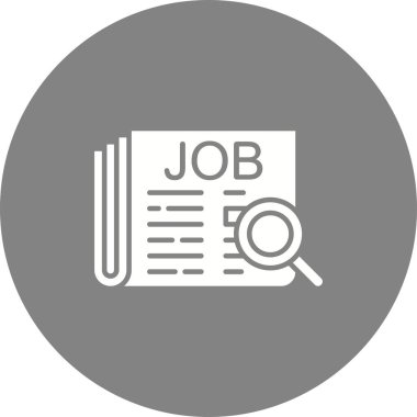 Görev Arama simgesi vektör görüntüsü. Mobil uygulama web uygulaması ve yazdırma ortamı için uygundur.