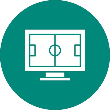 Canlı yayın simgesi vektör görüntüsü. Mobil uygulama web uygulaması ve yazdırma ortamı için uygundur.