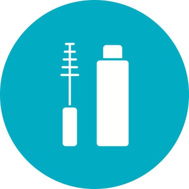 Mascara Fırça ikon vektör görüntüsü. Mobil uygulama web uygulaması ve yazdırma ortamı için uygundur.