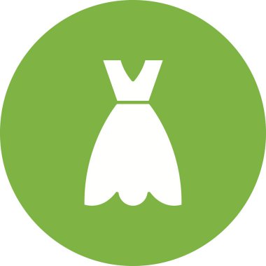Parti Elbisesi ikon vektör görüntüsü. Mobil uygulama web uygulaması ve yazdırma ortamı için uygundur.