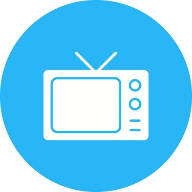 Television icon vector image. Suitable for mobile application web application and print media.