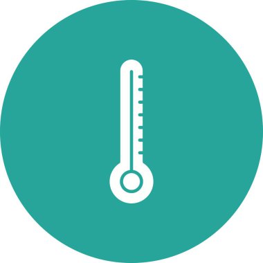 Termometre ikon vektör görüntüsü. Mobil uygulama web uygulaması ve yazdırma ortamı için uygundur.