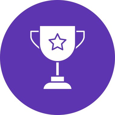 Kupa ikonu vektör görüntüsü. Mobil uygulama web uygulaması ve yazdırma ortamı için uygundur.